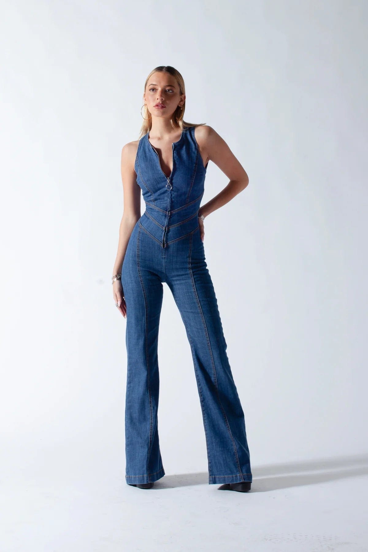 Isabella | Denim Jumpsuit