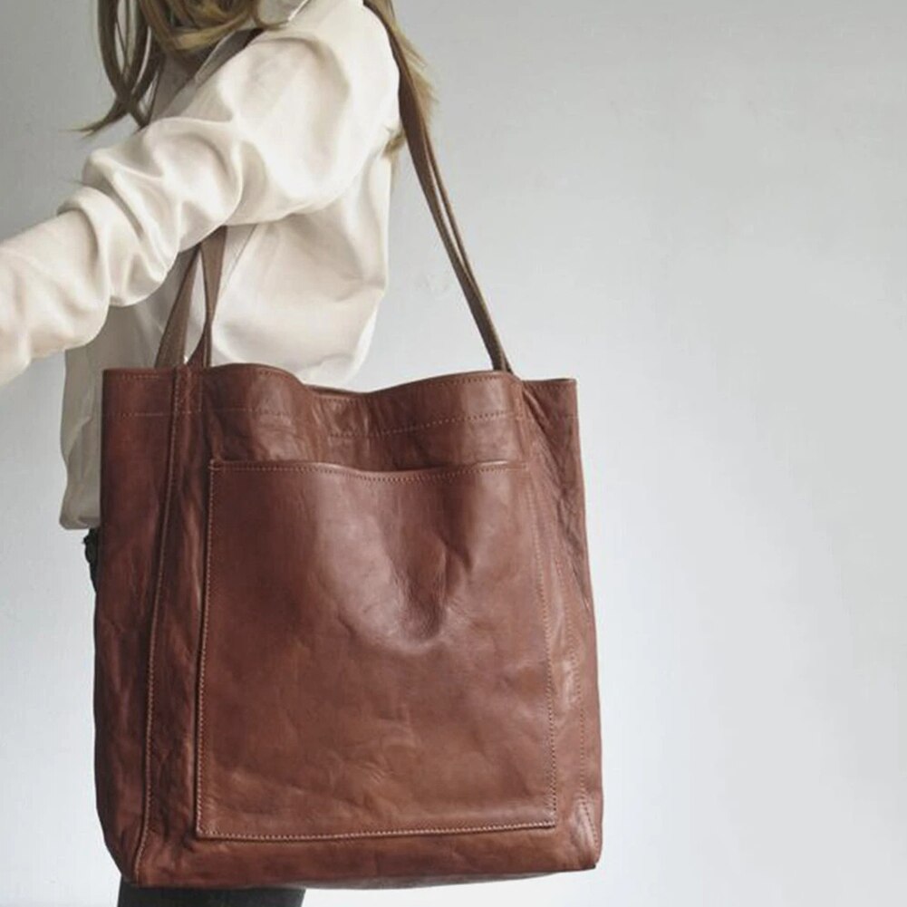 Sabrine| Chique Lederen Shopper