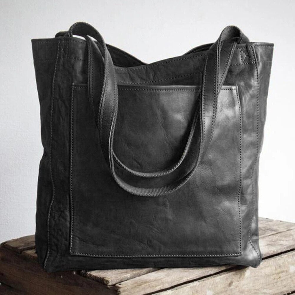 Sabrine| Chique Lederen Shopper