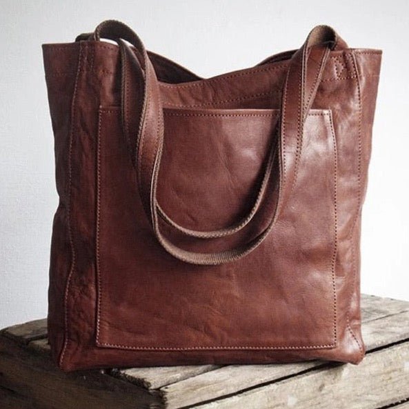 Sabrine| Chique Lederen Shopper